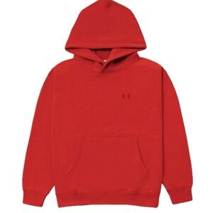 PROVINCE OF CANADA Flag Fleece Hoodie Unisex XL Red EUC Oversized